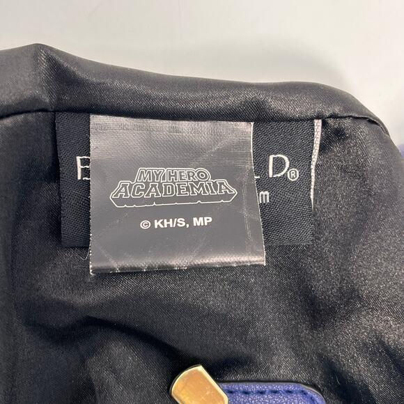 Bioworld My Hero Academia UA High School Blue Faux Leather Backpack Bag Anime - Picture 15 of 16
